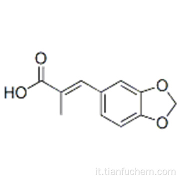 (E) -3- (1,3-benzodiossol-5-il) -2-metilprop-2-enoico acido CAS 40527-53-5